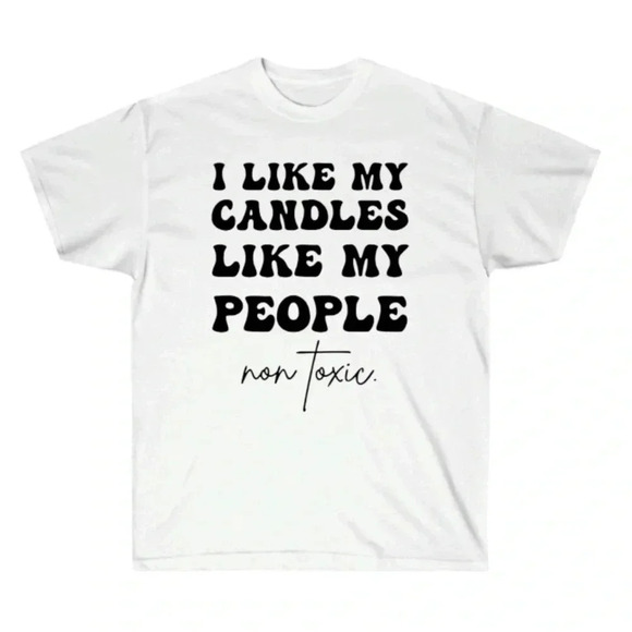 Tops - Candle funny non toxic tshirt gift idea shirt